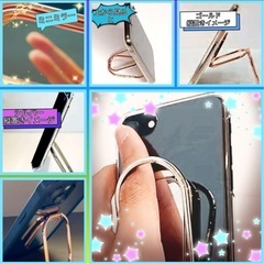 スマホ リングスタンド ピンクゴールドの画像