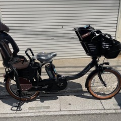 試乗🉑新車仕上げ⭐️中古子供乗せ電動自転車 ヤマハPASキス ブ...