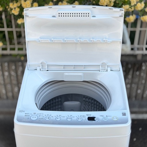 美品！配送?【2021年製】Haier 全自動電気洗濯機 JW-E45CF