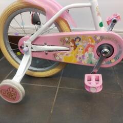 幼児　女の子向け自転車　プリンセスの画像