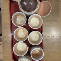 萩焼　茶飲みセットの画像
