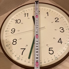 BRUNO イージータイムクロック ブラウン　時計の画像