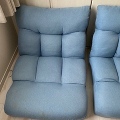 ニトリ　繋がる座椅子2個セット
の画像