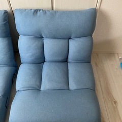 ニトリ　繋がる座椅子2個セット
の画像