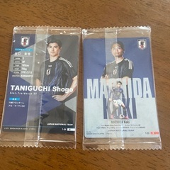 サッカー　カード２枚の画像