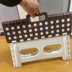 美品　折り畳み踏み台　キッズ用の画像
