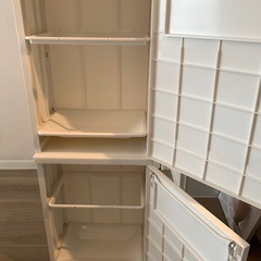 【値下げ】袋の取り出しラクラク！分別ダストボックス（ゴミ箱　20リットル×2）【幅34cm】の画像