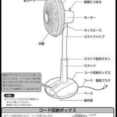 【美品】サンヨー SANYO 扇風機 クリアブルー EF-30SM3の画像