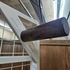 リサイクルショップどりーむ天保山店　No2131　脚付きベットフレーム　スチール製　セミダブルサイズの画像