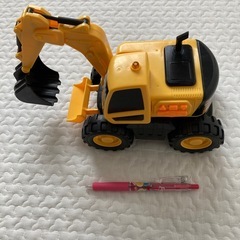 ショベルカー こどもおもちゃ働く車の画像