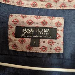値下げしました！お🉐BEAMS✨メンズシャツ　Ｌサイズの画像