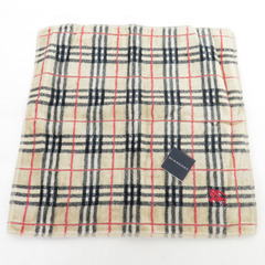 ハンカチ BURBERRY タオルハンカチ2枚セット 綿100％ 開封済未使用品の画像