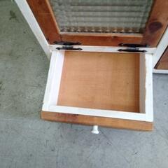 【SALE! 】【値下げ！ 】木製 ままごとキッチン 白 ブラウン オーブン コンロ シンク 収納 高さ90cm 幅60cm 奥行30cm  シンクまでの高さ50cm おもちゃの画像