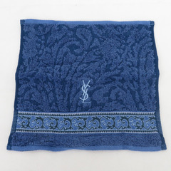 SAINT LAURENT (サンローラン) ハンカチ YSL タオルハンカチ2枚セット 綿100％ 開封済未使用品の画像