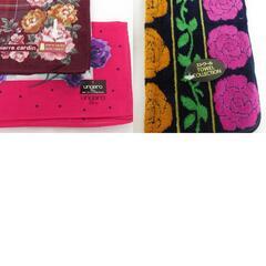 ハンカチ 9枚セット HANAE MORI/ungaro/pierre cardin 等 綿100％ 開封済未使用品の画像