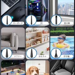 エアダスター 超強力 電動エアダスター 91000 RPM電機 3段階風量調整 エアーダスター 複数種類ノズル付きの画像
