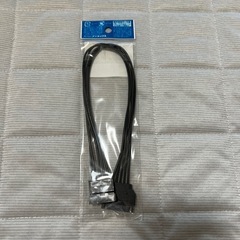 【未開封】SATA電源延長ケーブル オス×1↔️メス×1の画像