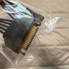 【未開封】SATA電源延長ケーブル オス×1↔️メス×1の画像