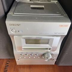 SONY 　ミニコンポ　CMT-M333NTの画像
