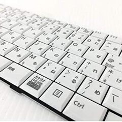 (修理交換用) 日本語キーボード 白　適用する富士通 FMV LIFEBOOK A561/C A561/D A572/E A552/E A572/F A552/F A742/E A742/F E741/C E741/D E751/Cの画像