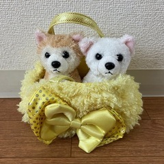 かわいい犬のぬいぐるみ