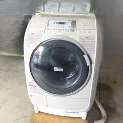 動作品　日立　HITACHI　電気洗濯乾燥機　ドラム式洗濯機　左...