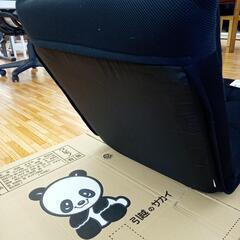 ★ジモティ割あり★ 座椅子　ブラック　クリーニング済　YJ5977の画像