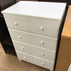 ★ジモティ割あり★  チェスト ホワイト H90×W60×D40...