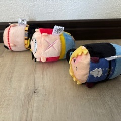 【麦わら三兄弟】　ぬいぐるみ　ワンピース　フィギュアの画像
