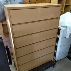 幅80cm 6段 ハイチェスト