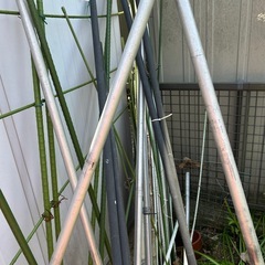 決まりました！家庭菜園用のポールの画像