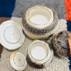雑貨小物入れ３点の画像