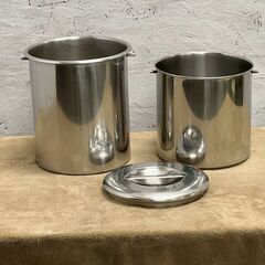 ステンレス製 寸胴鍋 キッチンポット 22φ×H250 21φ×...