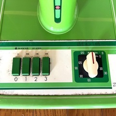 レトロ　サンヨー扇風機の画像