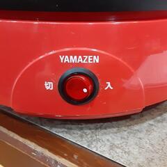 YAMAZEN たこ焼き器(赤色)の画像