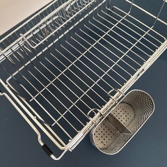 キッチン　洗い物　かご　バスケット　流し　ステンレス　の画像