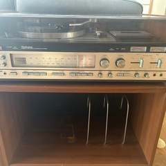 Technics テクニクス SC-200 レコードプレーヤー　カセット　ラジオ 　の画像
