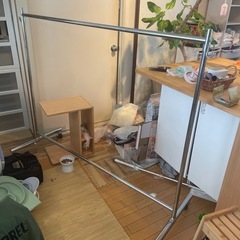 頑丈　ハンガーラック　スチール　150cm