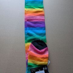 100円　長いカラフルソックス　23-24cmの画像