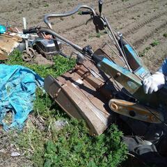 行き先決まりました  かなり古い三菱 耕運機 マメトラ？ 動きますが現状を見て決めてください の画像