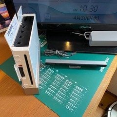 【動作確認済み】ニンテンドーWiiとソフト6タイトル　コントローラー4台付きの画像
