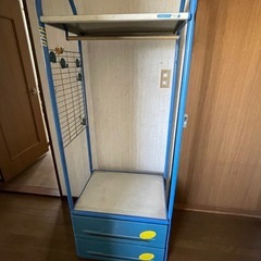 レア品　レトロポップ　　棚　洋服棚