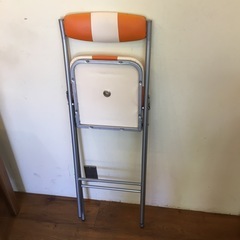 折りたたみチェッカーハイチェア【F00920】の画像