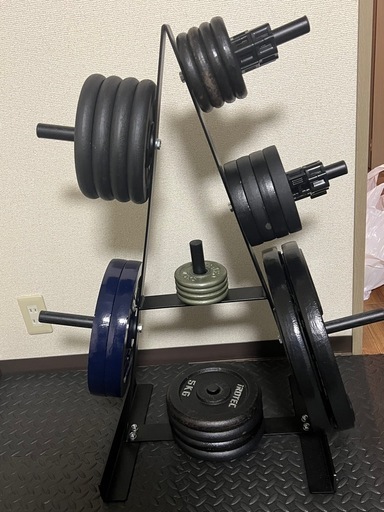 アイロテック　シャフト　プレート　プレートラック　ダンベル