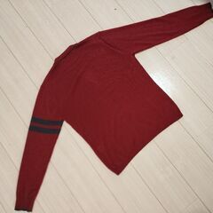 COMME CA ISM■春夏秋冬　ウール混カーディガン　M　メンズの画像