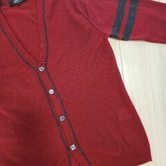 COMME CA ISM■春夏秋冬　ウール混カーディガン　M　メンズの画像