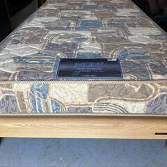 天然木 IDC大塚家具  シングルベッド、幅98cm Used/キレイの画像