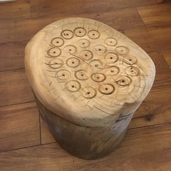 手作り木製収納チェア【F00922】の画像