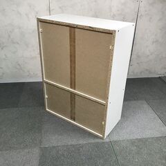 【新品】ロータイプ食器棚80WO の画像