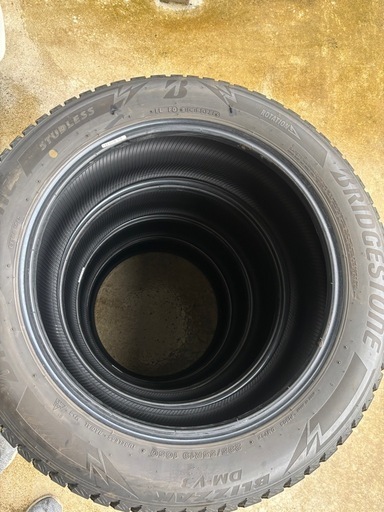 235/55R19 BRIDGESTONE BLIZZAK DM-V3 ブリヂストン ブリザック 冬タイヤ スタッドレス バリ溝 2021年製 4本セット